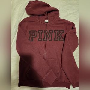 Pink zip-up by Victoria's Secret